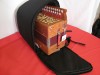 Soft side loading case for 8 bass accordion